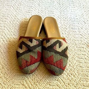 Artemis Design Co Turkish Kilim Mules size 38/7.5